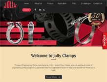 Tablet Screenshot of jollyclamps.com